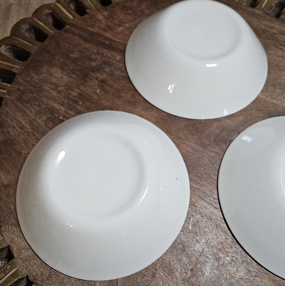 3 Vintage Max Schonfeld Sierra 5 3/4” Fruit Dessert Sauce Bowls IronStone MCM - Picture 10 of 12